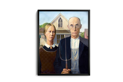 American Gothic by Grant Wood