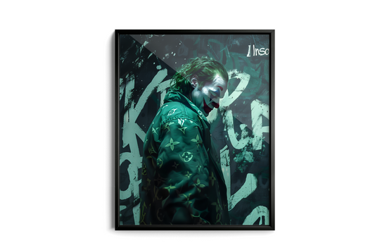 Joker Graffiti – Urban Art Poster