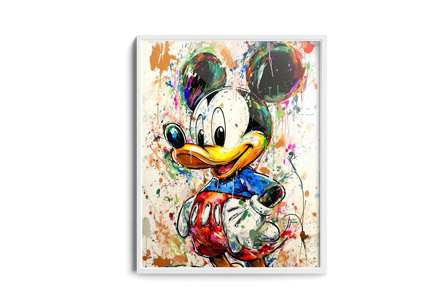 Mickey Mouse Pop Art – Vibrant Street Art