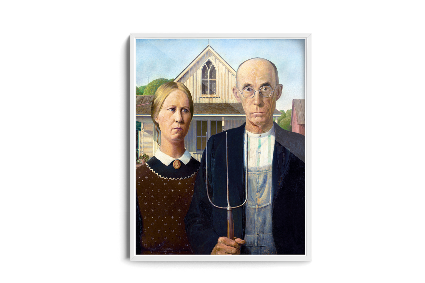 American Gothic by Grant Wood