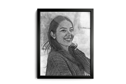 Handmade Sketch Portraits - Personalized Art for Your Space