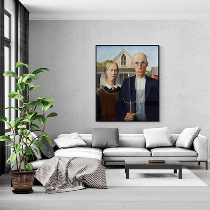 American Gothic by Grant Wood - KaigaCart