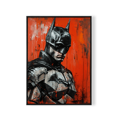 Batman Armor – Gritty Comic Art Poster - KaigaCart