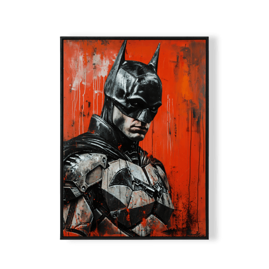 Batman Armor – Gritty Comic Art Poster - KaigaCart