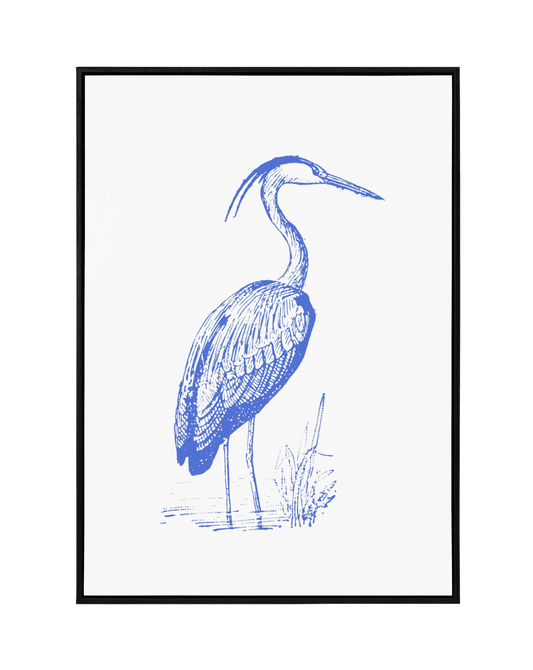 Blue Heron in Still Waters - KaigaCart