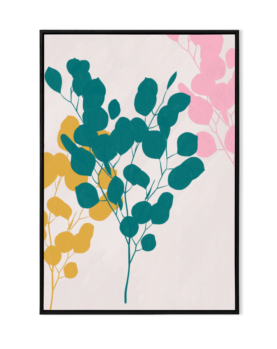 Colorful Botanical Silhouettes - KaigaCart