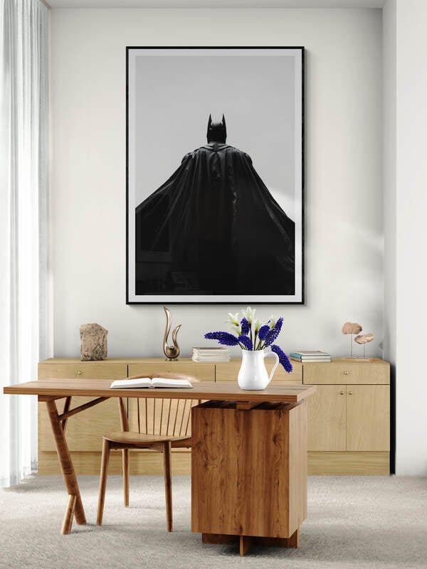 Dark Knight Silhouette – Batman Wall Art Poster - KaigaCart