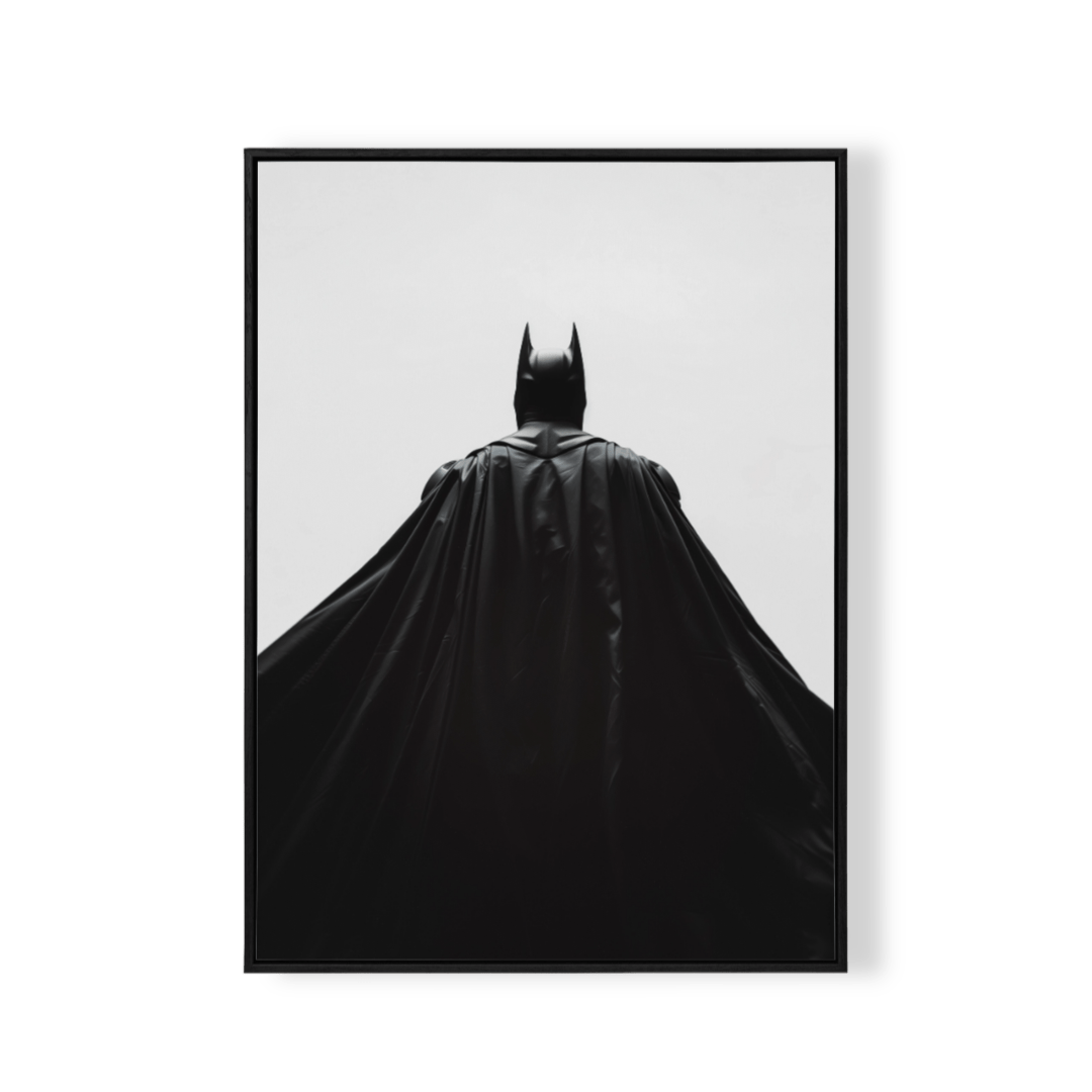 Dark Knight Silhouette – Batman Wall Art Poster - KaigaCart