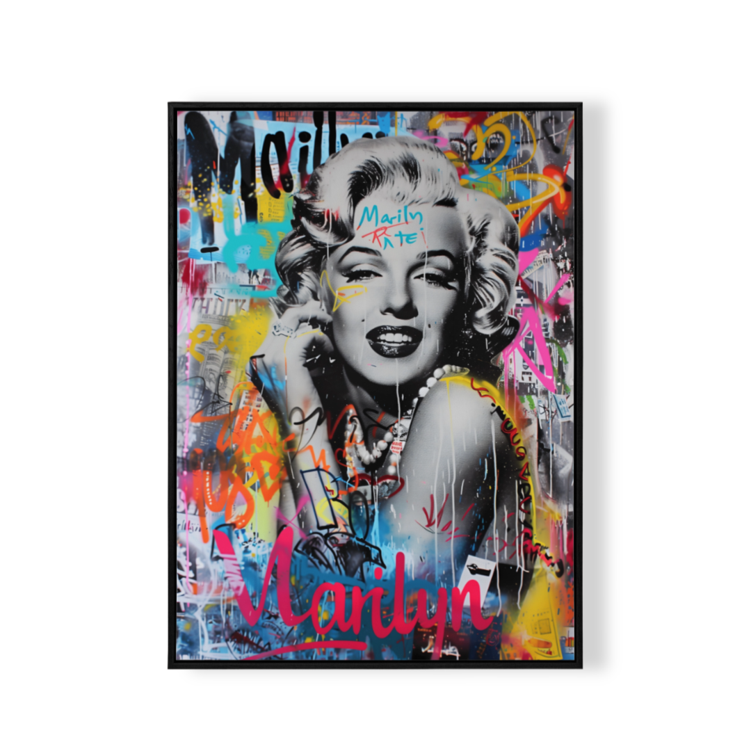 Marilyn Monroe Pop Art – Street Art Fusion