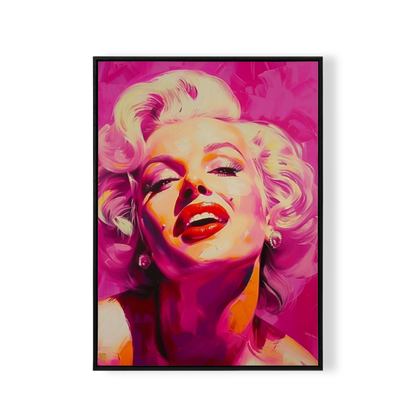 Marilyn Monroe in Pink – Glamorous Pop Art