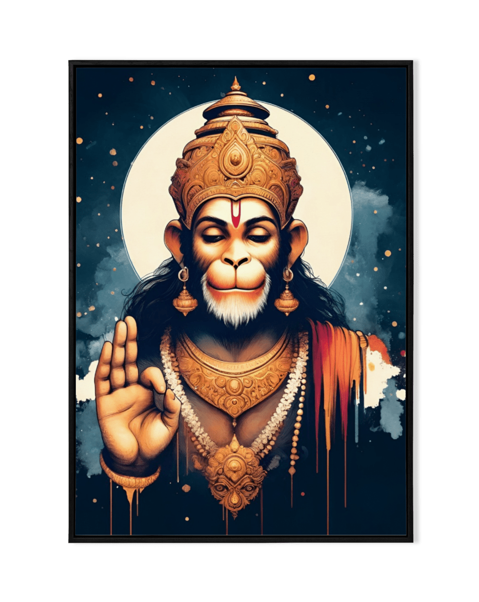 Divine Hanuman: The Devoted Protector - KaigaCart