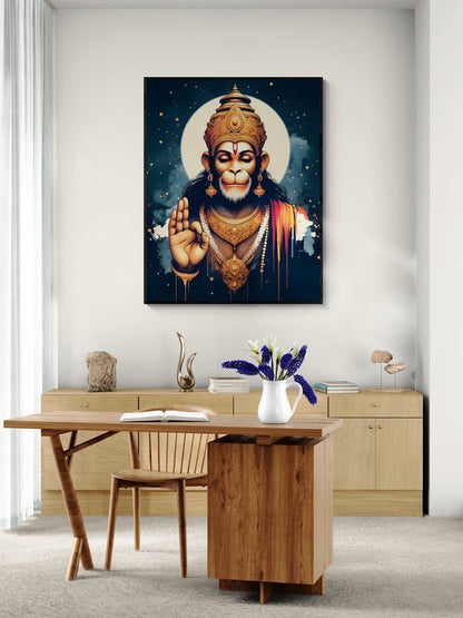 Divine Hanuman: The Devoted Protector - KaigaCart