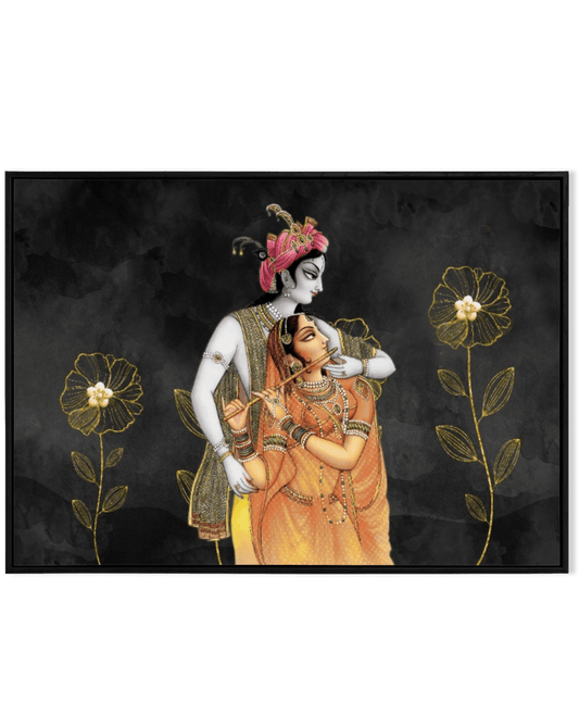 Divine Harmony: Radha and Krishna - KaigaCart