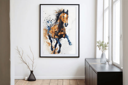 Equine Elegance: Majestic Horse Painting - KaigaCart