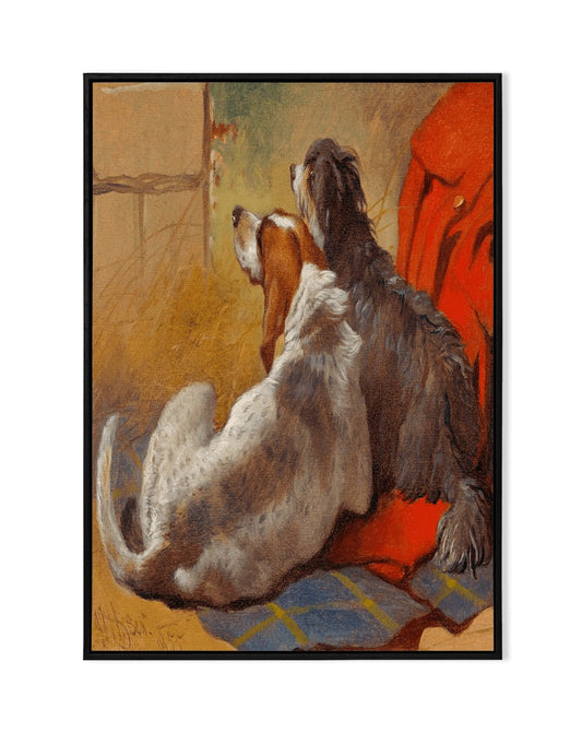 Faithful Companions Dogs Painting - KaigaCart