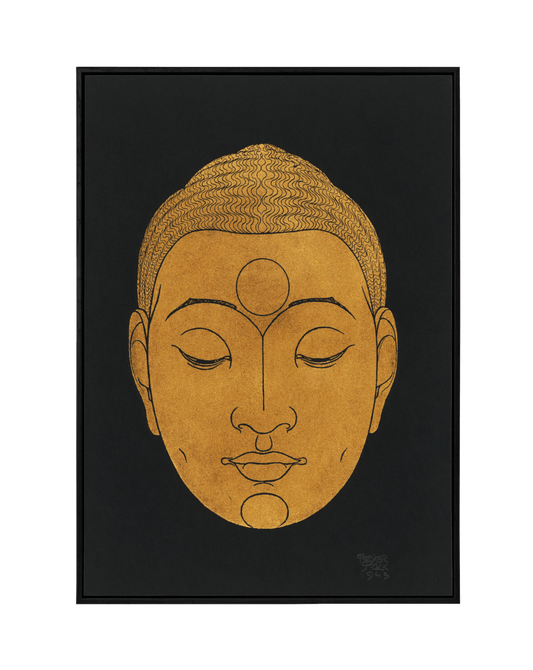 Golden Buddha Face - KaigaCart