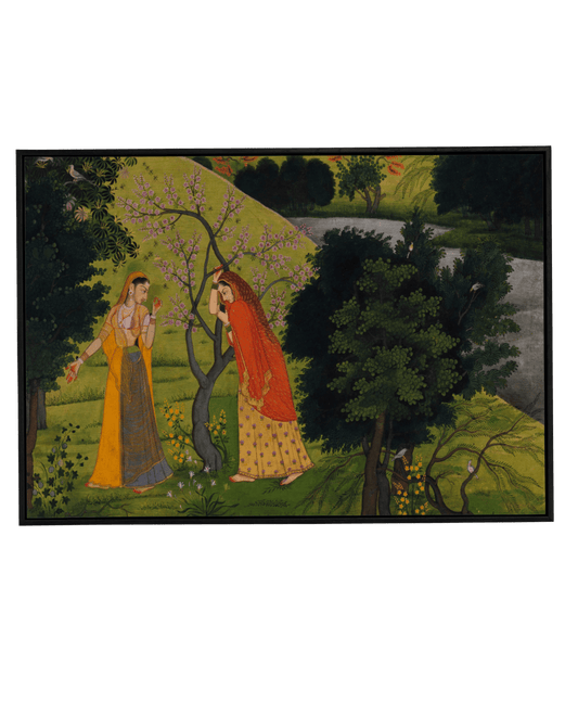 Gopis in Garden - KaigaCart