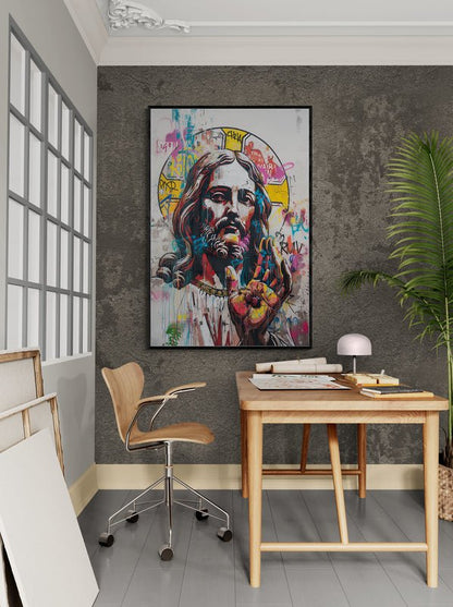 Graffiti Jesus – Pop Art & Street Art - KaigaCart