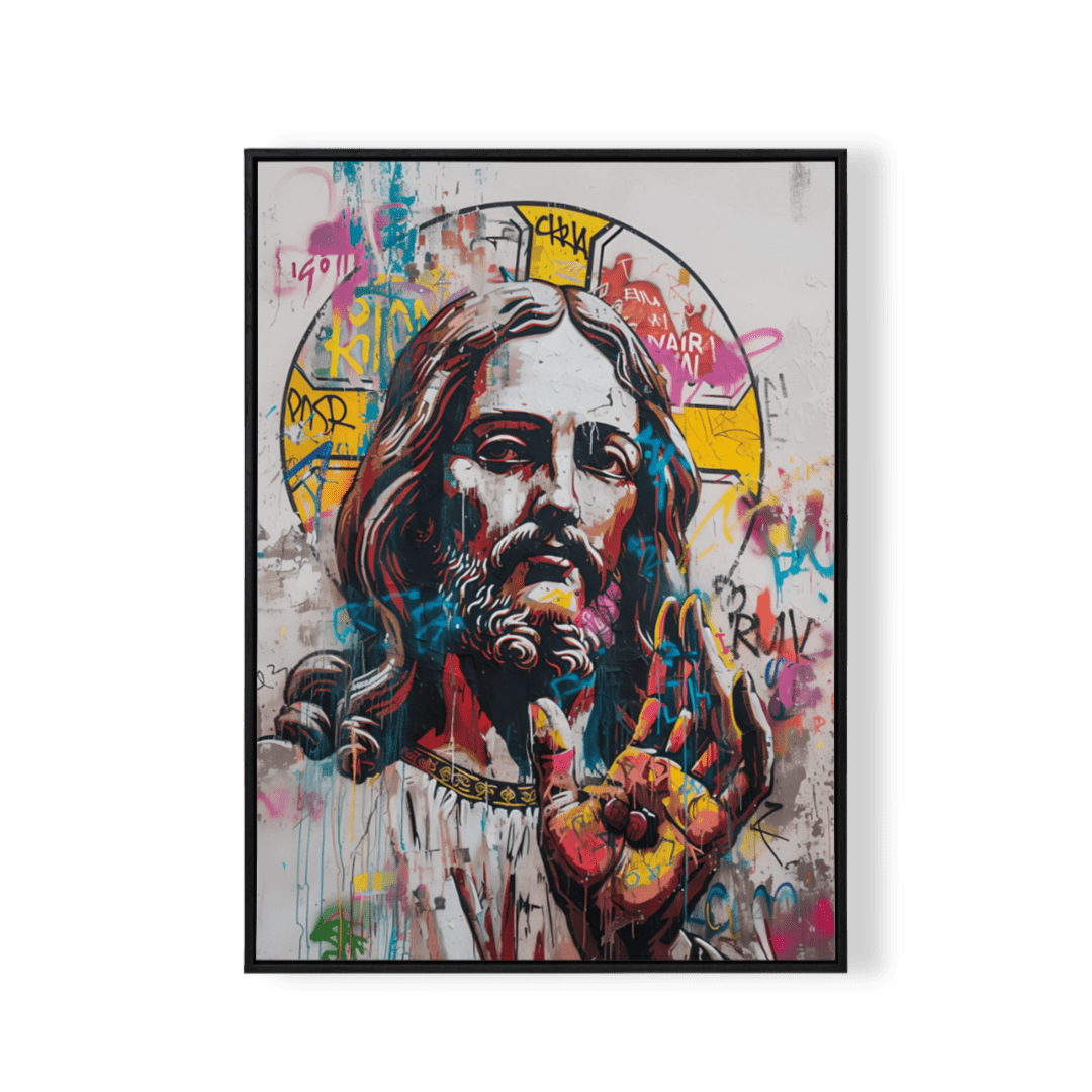 Graffiti Jesus – Pop Art & Street Art - KaigaCart