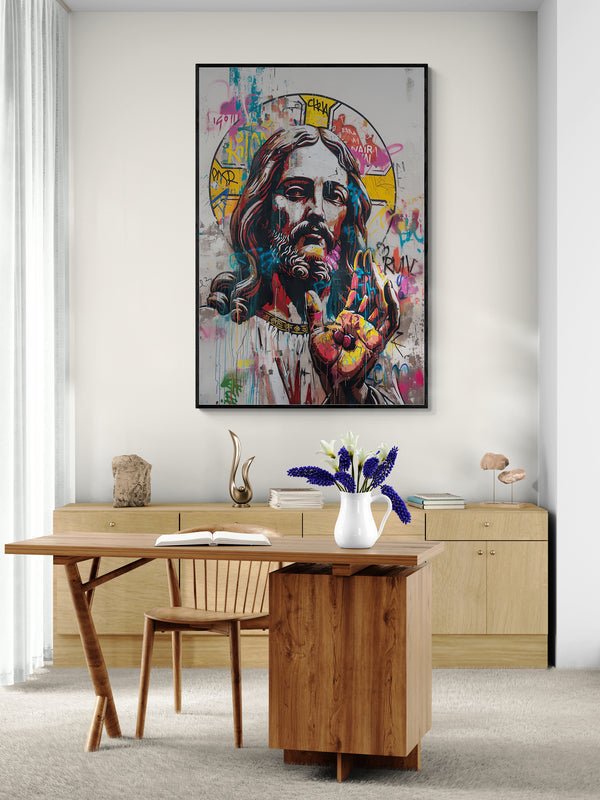 Graffiti Jesus – Pop Art & Street Art - KaigaCart