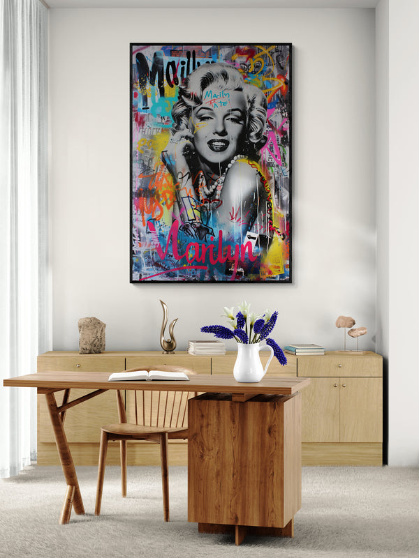 Marilyn Monroe Pop Art – Street Art Fusion