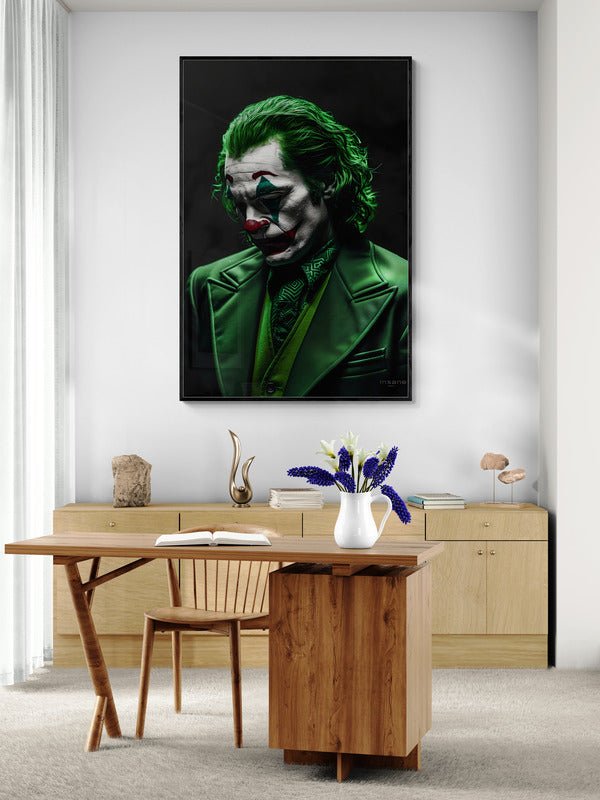 Joker in Green – Villain Art Poster - KaigaCart