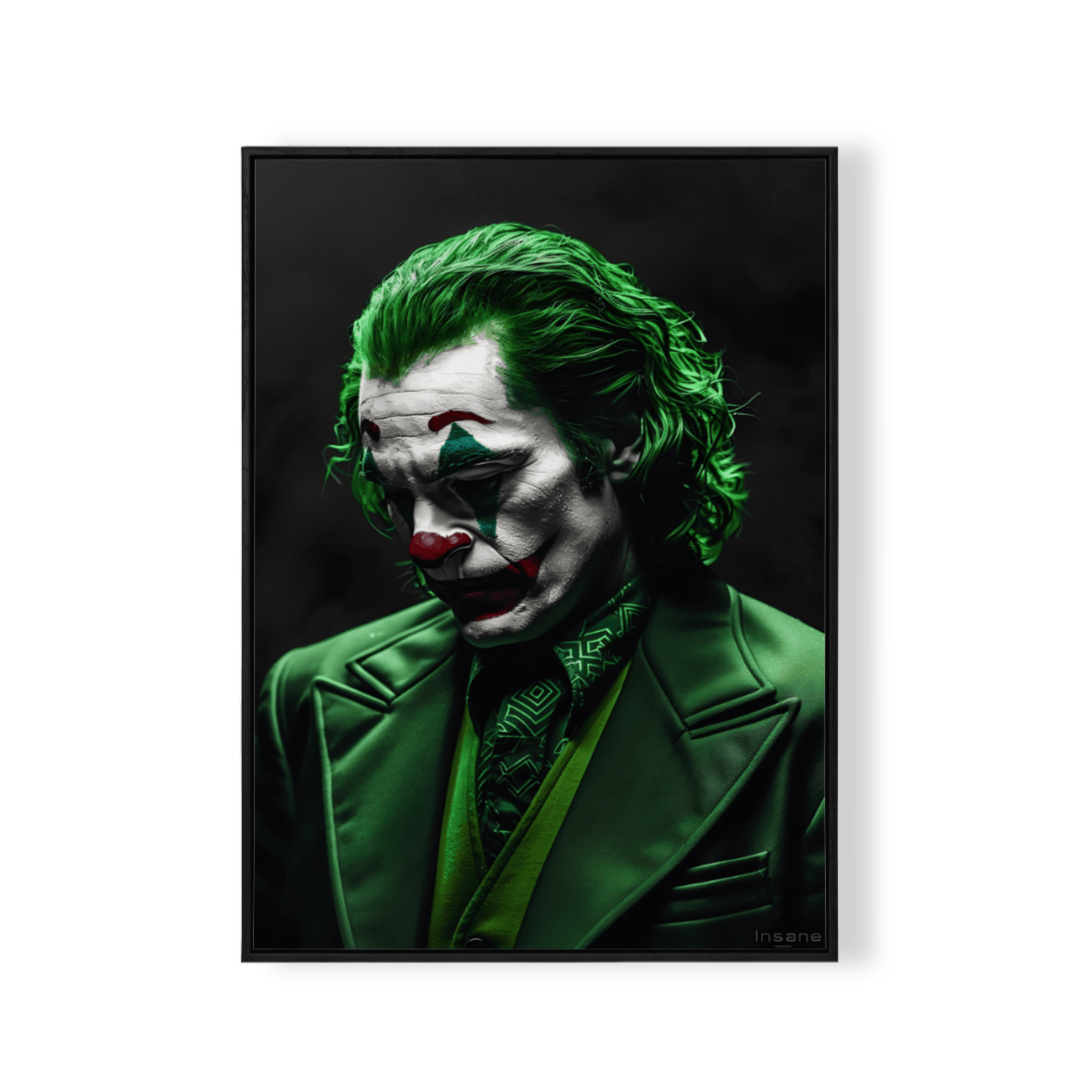 Joker in Green – Villain Art Poster - KaigaCart