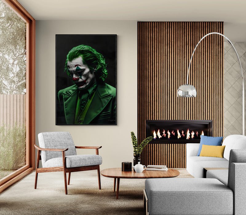 Joker in Green – Villain Art Poster - KaigaCart