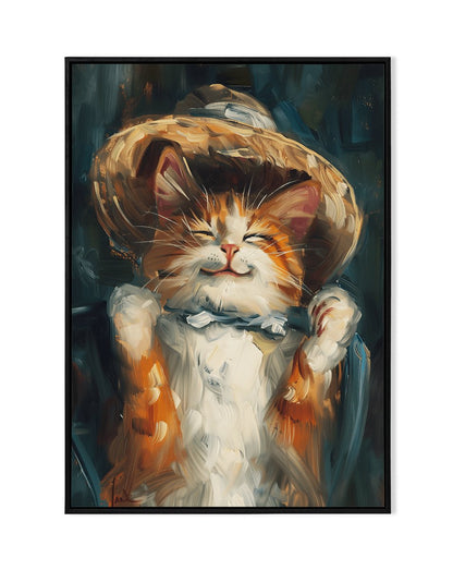 Joyful Whiskers: Smiling Kitten - KaigaCart