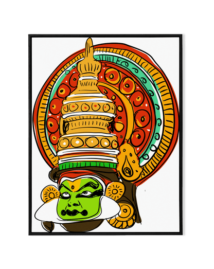 Kathakali Face: Dance of Tradition - KaigaCart