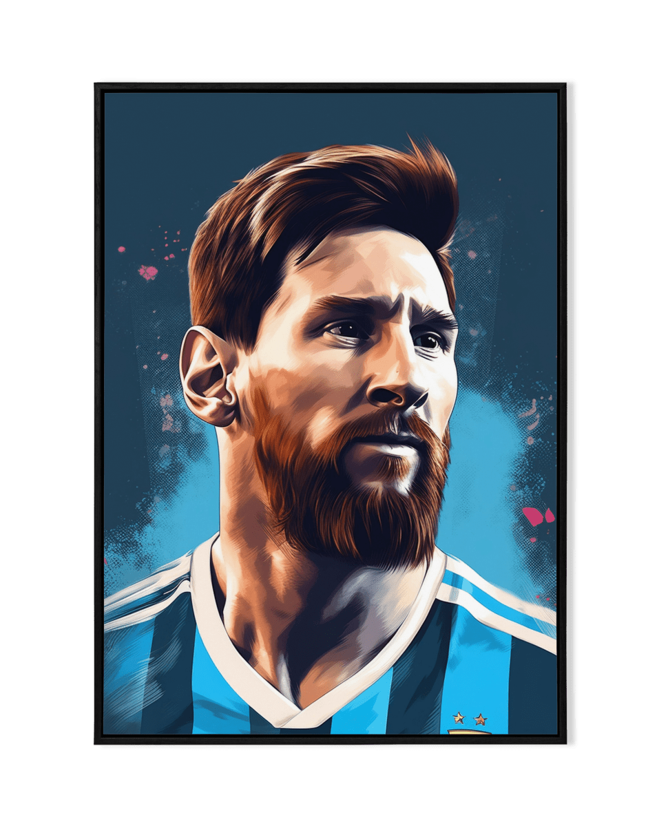 Lionel Messi in Argentine Colors - KaigaCart