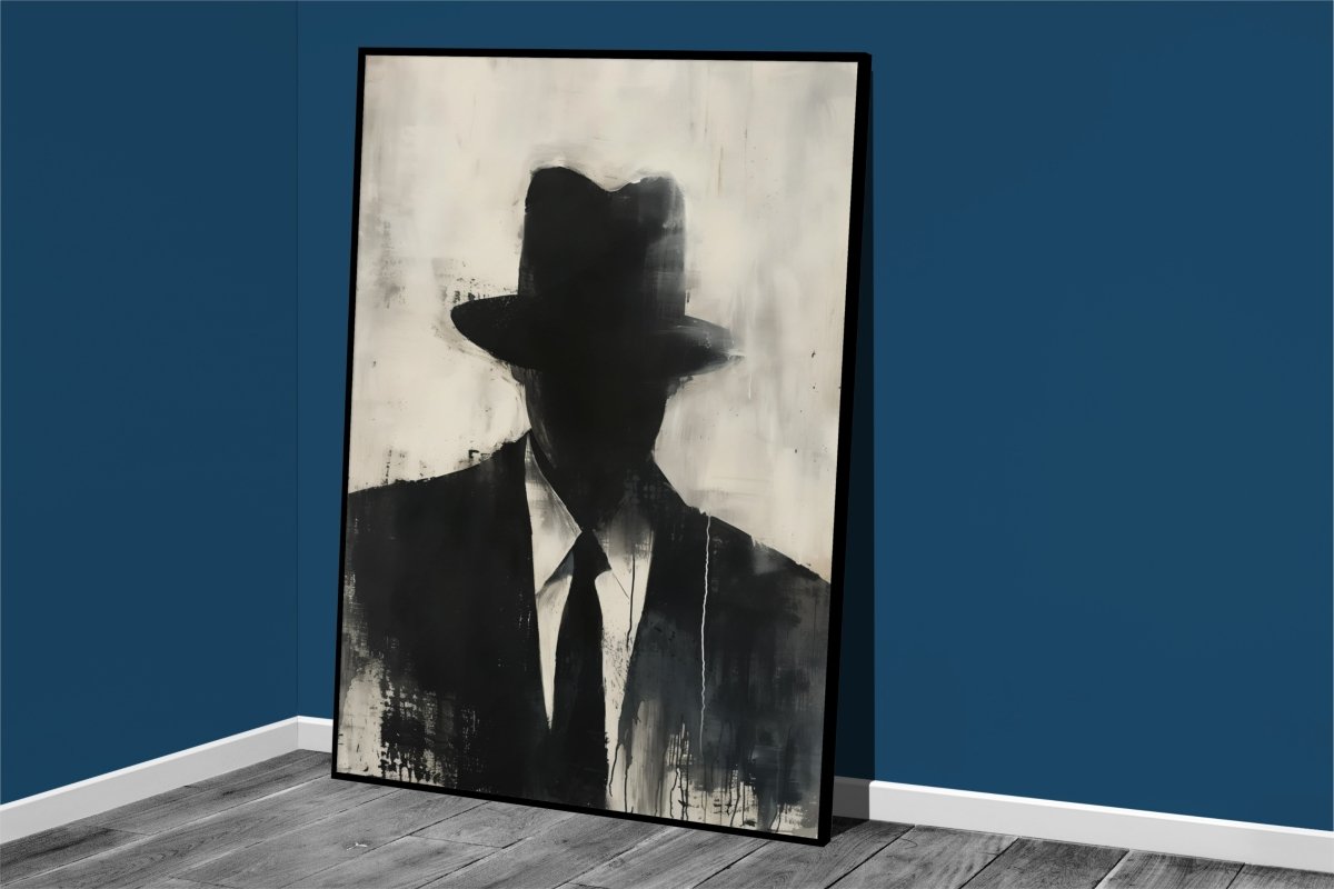 Man In Black: Mysterious Silhouette - KaigaCart