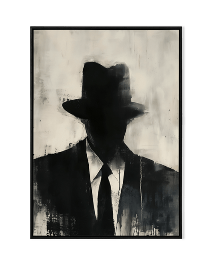 Man In Black: Mysterious Silhouette - KaigaCart