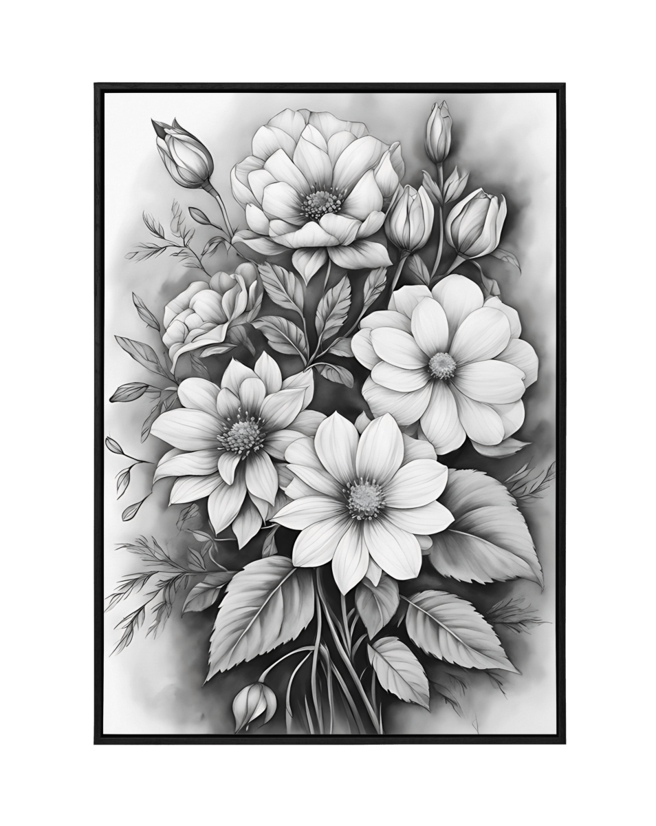 Monochrome Blossoms - KaigaCart