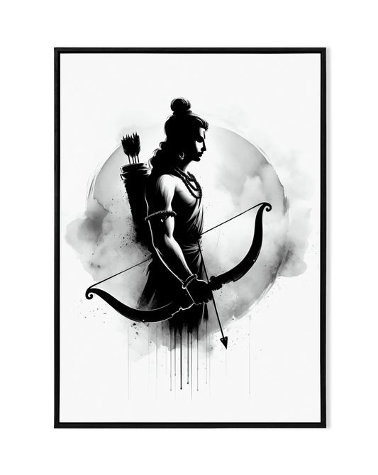 Monochrome Majesty: Lord Rama - KaigaCart