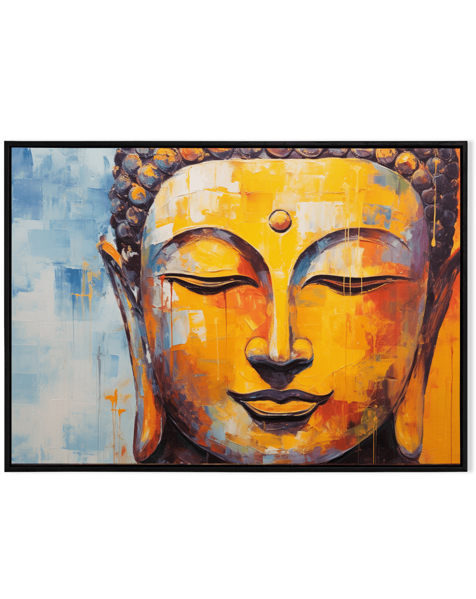 Radiant Buddha: Tranquil Hues - KaigaCart