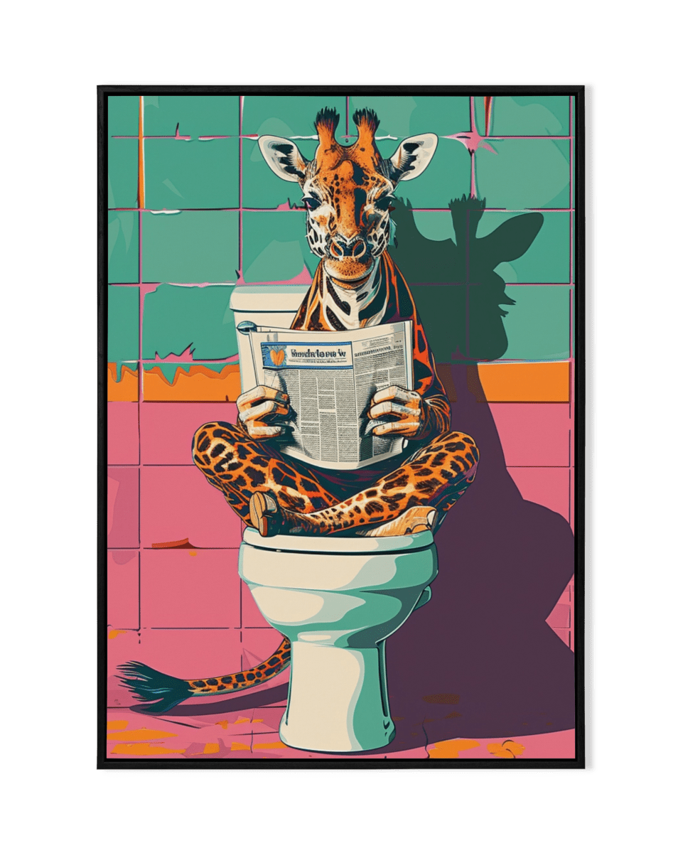 Tall Tales: Giraffe on Toilet - KaigaCart