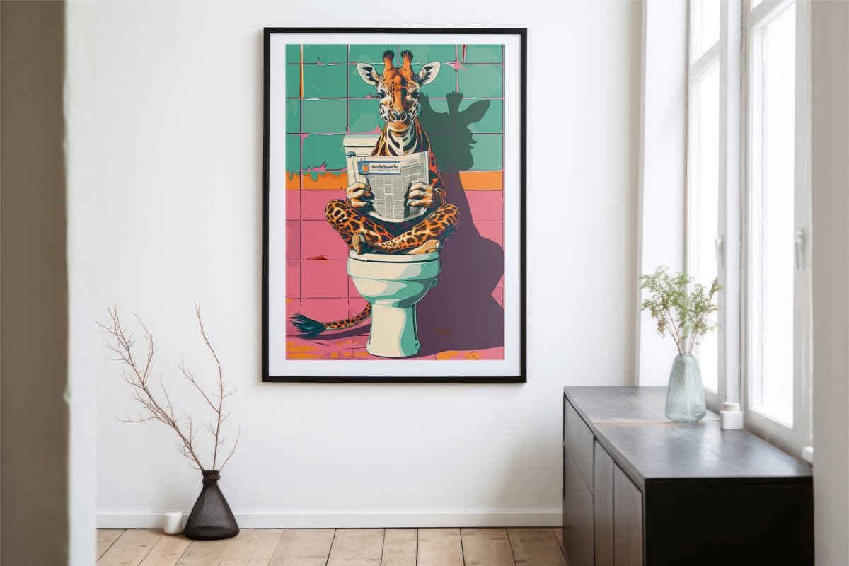 Tall Tales: Giraffe on Toilet - KaigaCart