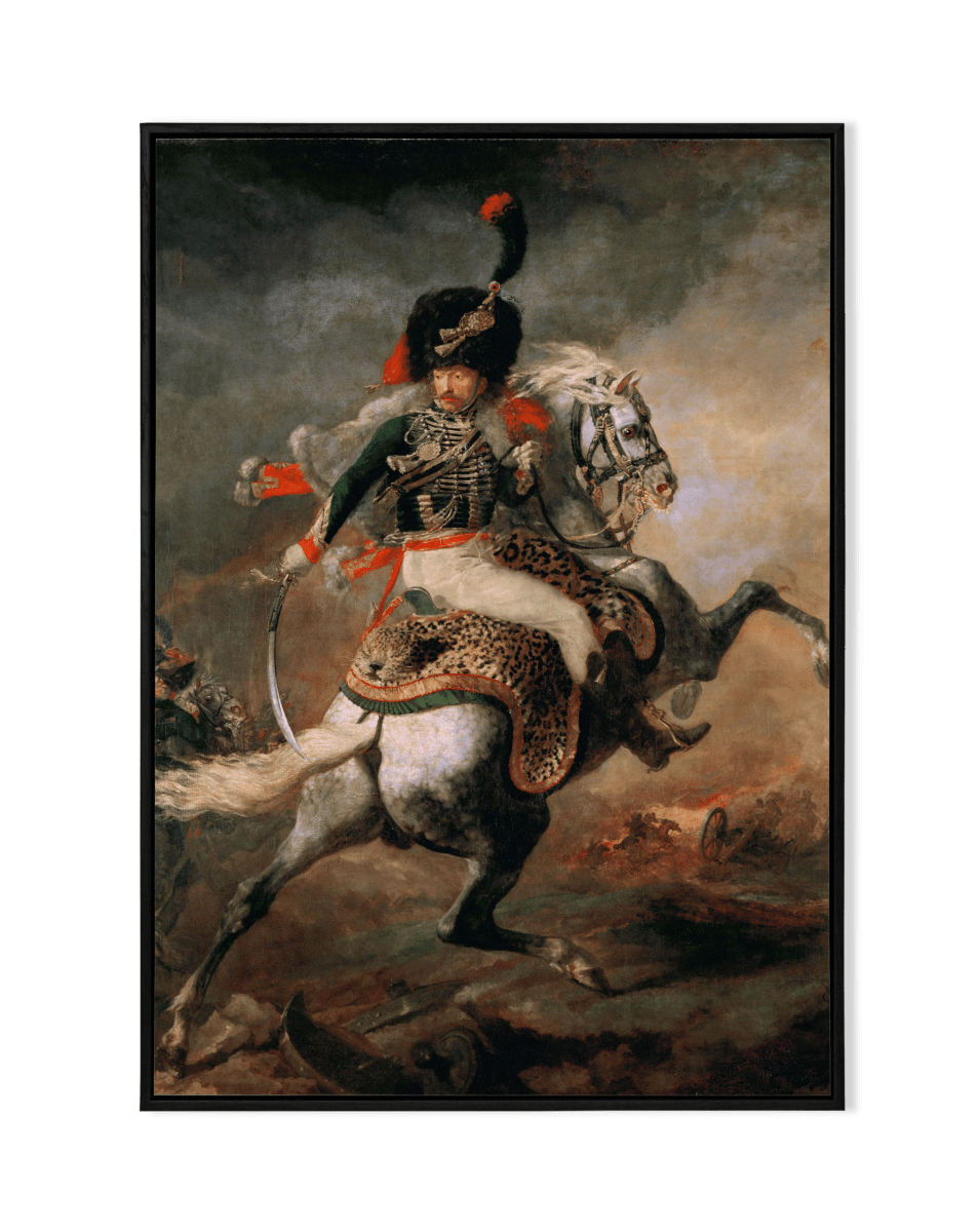 The Charging Chasseur: Painting by Théodore Géricault - KaigaCart