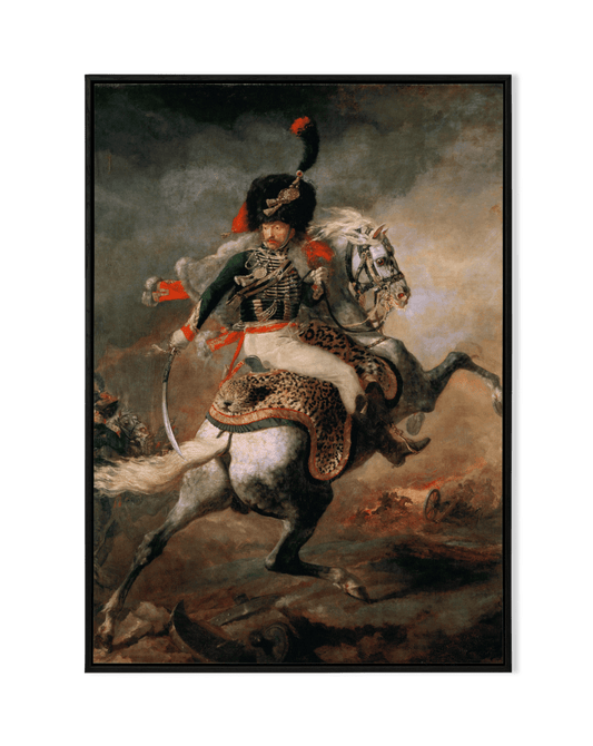 The Charging Chasseur: Painting by Théodore Géricault - KaigaCart