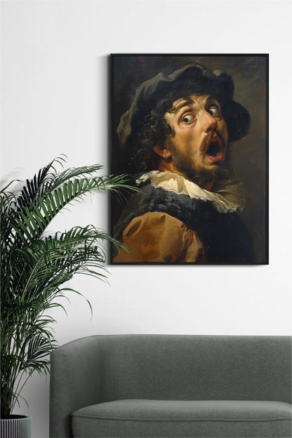 The Surprised Gentleman - Classic Portrait - KaigaCart