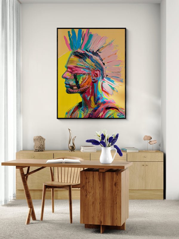 Tribal Vibes – Dynamic Pop Art - KaigaCart