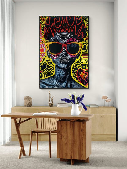 Tribal Vibes – Vibrant Pop Art - KaigaCart