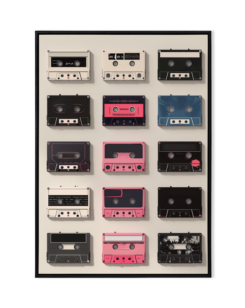 Vintage Cassette Tapes Collection - KaigaCart